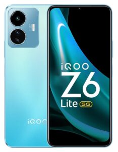 iQOO Z6 Lite 5G (Stellar Green, 6GB RAM, 128GB Storage) with Charger | Qualcomm Snapdragon 4 Gen 1 Processor | 120Hz FHD+ Display | Travel Adaptor Included in The Box